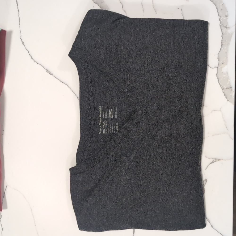 Men's Charcoal V-Neck T-Shirt